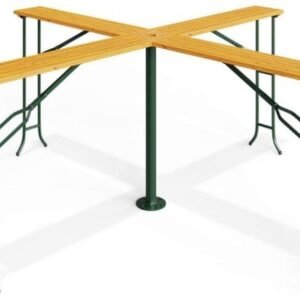 High Folding Beer Table with Parasol Stand for Outdoor Events and Gatherings