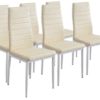 Set of 6 dining chairs