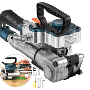 Handheld Pneumatic Strapping Machine with 3500N Max Tension for Heavy-Duty Packaging and Binding