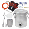 Melting Stove Kits, Made of 304 Stainless Steel Barrel