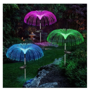 Garden Solar Fireworks Lights, Color-Changing Waterproof LED Outdoor Decoration for Pathway, Patio, and Lawn