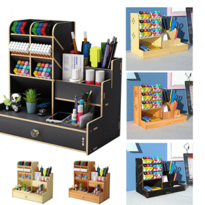 Office School Stationery Storage Stand Case