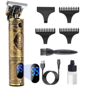 Hair Clippers for Men Professional Beard Trimmer with Rechargeable Battery, Cordless, and Adjustable Length Settings