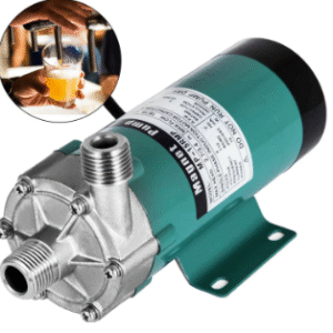 Homebrew Pump with Food Grade Stainless Steel Head for Brewing and Wine Making