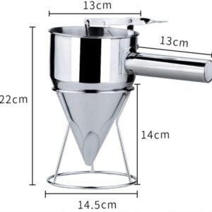 Professional Stainless steel baking funnel, cake desserts