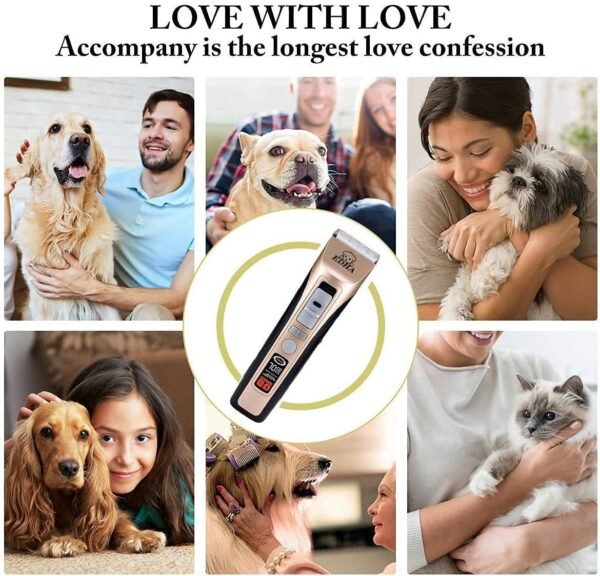 Dog Clipper Pet Hair Trimmer Kit â€“ Professional Grooming Kit for Dogs, Cats, and Pets with Adjustable Blades and Quiet Operation