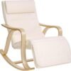 Rocking Chair, Recliner, 5-Way Adjustable Calf Support