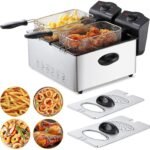 Deep Fryer Filtra Pro Inox with Professional Design â€“ Stainless Steel Oil Filtration System for Cleaner Frying