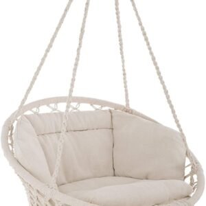 Hanging Chair for Indoor and Outdoor Use, Comfortable Swing Chair with Sturdy Frame for Relaxation