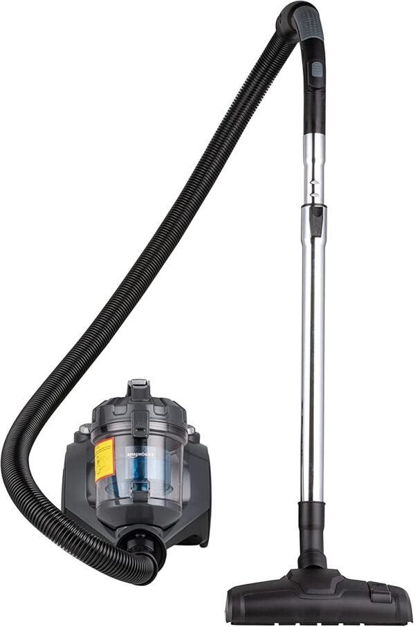 Cylinder Bagless Vacuum Cleaner, Powerful Suction, Multi-Surface Cleaning with HEPA Filter