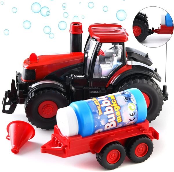 Bump & Go Bubble Blowing Farm â€“ Interactive Toy Farm with Bubble-Making Fun for Kids, Battery-Powered Playset