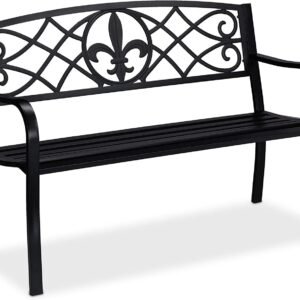 Garden Bench Outdoor Seating for Patio, Garden, and Yard â€“ Durable and Comfortable Bench for Relaxing and Decor