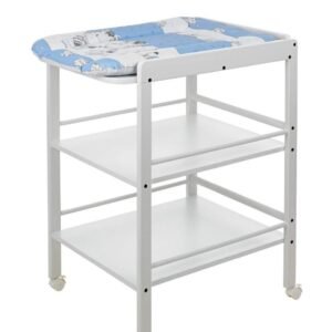 Clarissa Changing Shelf in White â€“ 56 x 90.5 x 74.5 cm Baby Changing Table for Nursery Storage