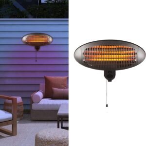 Electric Patio Heater â€“ Outdoor Heating Solution for Patios, Decks, and Gardens with Adjustable Temperature Control