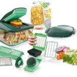 Fruit Cutter, Vegetable Cutter, Onion Cutter Set with 15 Parts for Easy Food Preparation