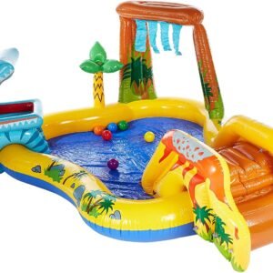 Inflatable Water Game Center Dinosaur for Kids, Outdoor Water Play and Fun Summer Activities