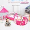 Children's Play Tent with Tunnel and Ball Pit, Indoor and Outdoor Playhouse for Kids, Fun Toy for Toddlers