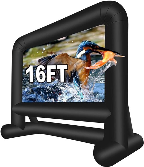 Inflatable Projection Screen for Outdoor Movies, Backyard Entertainment, and Event Viewing