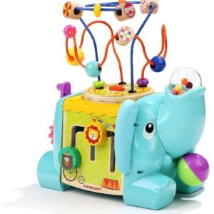 Elephant Baby Activity Table for Kids â€“ Interactive Learning Table with Toys and Educational Features for Toddlers