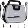 Digital Tire Inflator for Car, Bike, and Motorbike â€“ Portable Air Compressor with Auto Shutoff and LCD Display