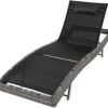 Polyrattan Sun Lounger Garden Lounger