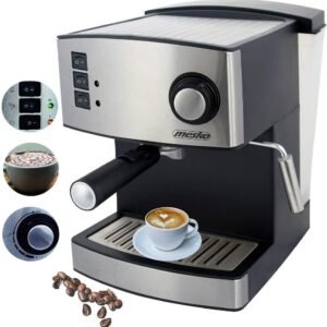 Cappuccino Machine Coffee Maker with Milk Frother â€“ Automatic Espresso Machine for Lattes, Cappuccinos, and Frothy Beverages