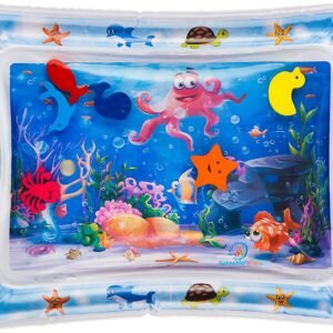 Inflatable Tummy Time Premium Water Mat for Infants and Toddlers, Sensory Play and Developmental Fun