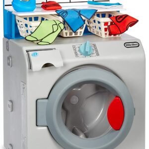 First Washer-Dryer, Interactive & Realistic Toy for Kids, Pretend Play Appliance for Children