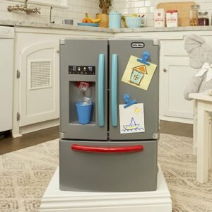 First Fridge - Interactive Realistic Refrigerator for Kids, Play Kitchen Toy with Lights and Sounds