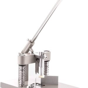 Commercial Stainless Steel Horizontal Sausage Stuffer Filler â€“ 5L Capacity with 5 Nozzles, Ideal for Butchers, Delis, and Home