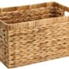 Natural Woven Closet Organiser Basket Bin