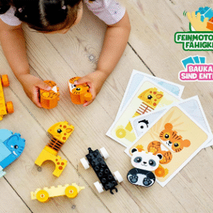 My First Animal Train with Elephants, Tiger, Panda and Giraffe