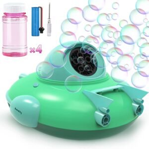 Portable Bubble Maker Toy for Kids Toddlers