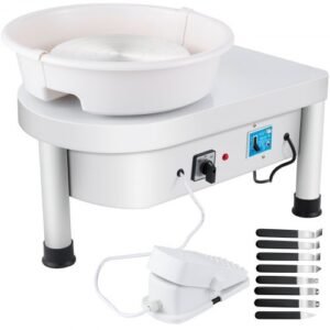 Electric Pottery Wheel Machine with Detachable Ceramic Basin â€“ Professional Pottery Wheel for Sculpting, Clay Shaping, and Ceramic Crafting