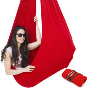 Hanging Therapy Swing Chair for Kids and Adults, Relaxation and Sensory Support for Indoor and Outdoor Use