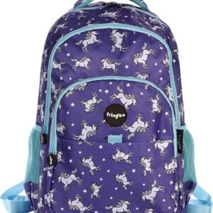 Girls Boys Multi-Compartment School Backpack, Durable and Spacious Kids Backpack for School and Travel