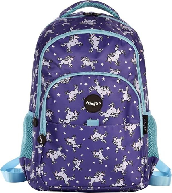Girls Boys Multi-Compartment School Backpack, Durable and Spacious Kids Backpack for School and Travel