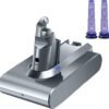 Replacement V6 Battery for Dyson, 21.6V, 6000mAh