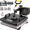 Heat Press Machine for 15" x 15" T-Shirts, 8-in-1 DIY Printer, 1100W for Custom Sublimation Printing on T-Shirts, Mugs, Caps, and More