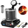 Gold Muffle Furnace with Graphite Crucible, 3-Kilogram Melting Furnace for Gold, Silver, and Metal Smelting