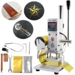 0â€“350Â°C Hot Foil Stamping Machine, 8x10cm Bronzing Machine with Adjustable Temperature Holder for Precision Printing