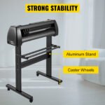 28-Inch Vinyl Cutter Machine with LCD Display - High-Precision Vinyl Plotter Includes SignCut Software for Sign Making, Decals, and Custom Designs - Adjustable Speed and Pressure for Enhanced Accuracy