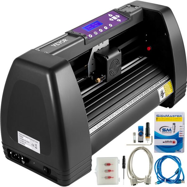 Offline 14"/375mm LCD Plotter Machine with Vinyl Cutter U-Disk Windows