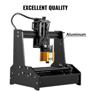15W CNC Mini Laser Engraver Cutter for Cylindrical Engraving, Wood, Metal, and Acrylic â€“ High Precision Laser Marking Machine