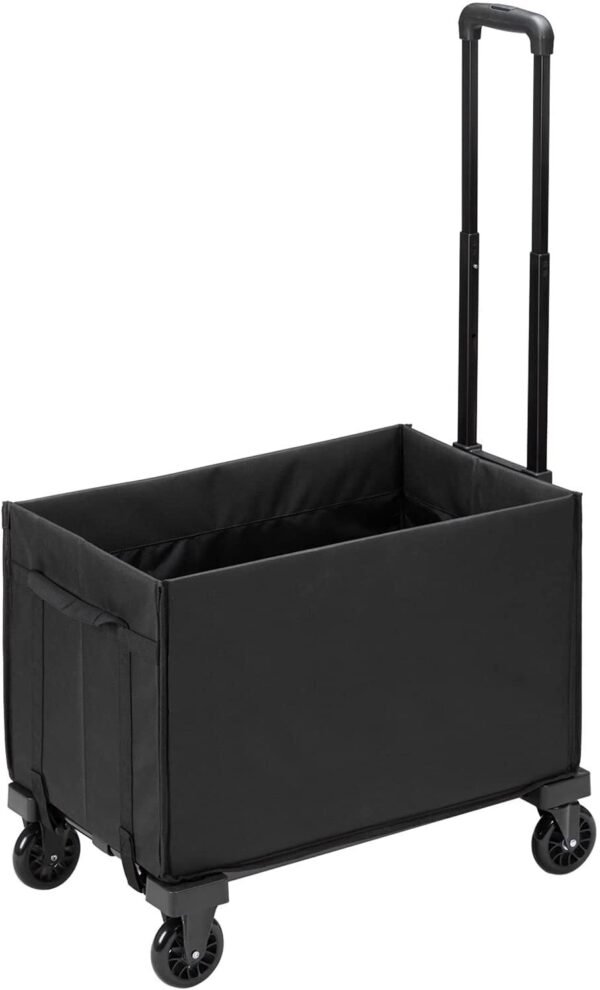 2-in-1 Folding Hand Truck with Bag â€“ Portable Heavy-Duty Shopping Cart for Convenient Transport