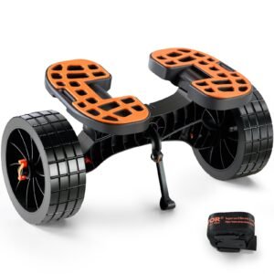 Heavy-Duty Cart with Non-Slip Support Foot and Adjustable Brackets for Stable Transport and Customizable Load Capacity