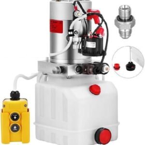 Dump Trailer Lifting Remote Crane â€“ 4 Quart Single Acting Hydraulic Pump for Efficient Lifting and Tipping Operations