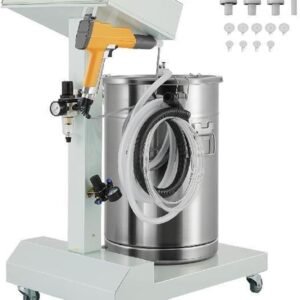 50L Electrostatic Spray Powder Coating Machine 40W Electrostatic Powder Coating System Spray Gun Painting System Powder Coating Equipment WX-101