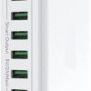 USB Charger 60W 12A USB Charging Station Multiple USB Socket USB Charger Desktop Charger for iPhone iPad, Smartphone Android Tablet and more