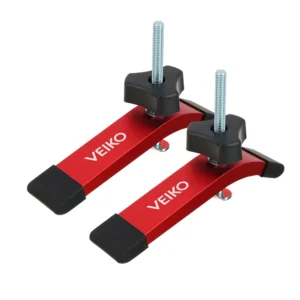Set of 2 T Track Quick Action Clamp with T Bolts and Slide, Aluminum Alloy, Woodworking Clamps on Routers, Drill Presses, CNC Table Saws